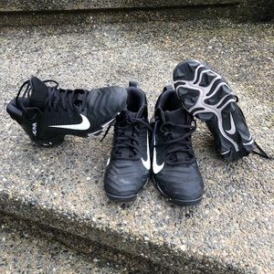 2 Pairs Men’s Football/Baseball Cleats size 7W